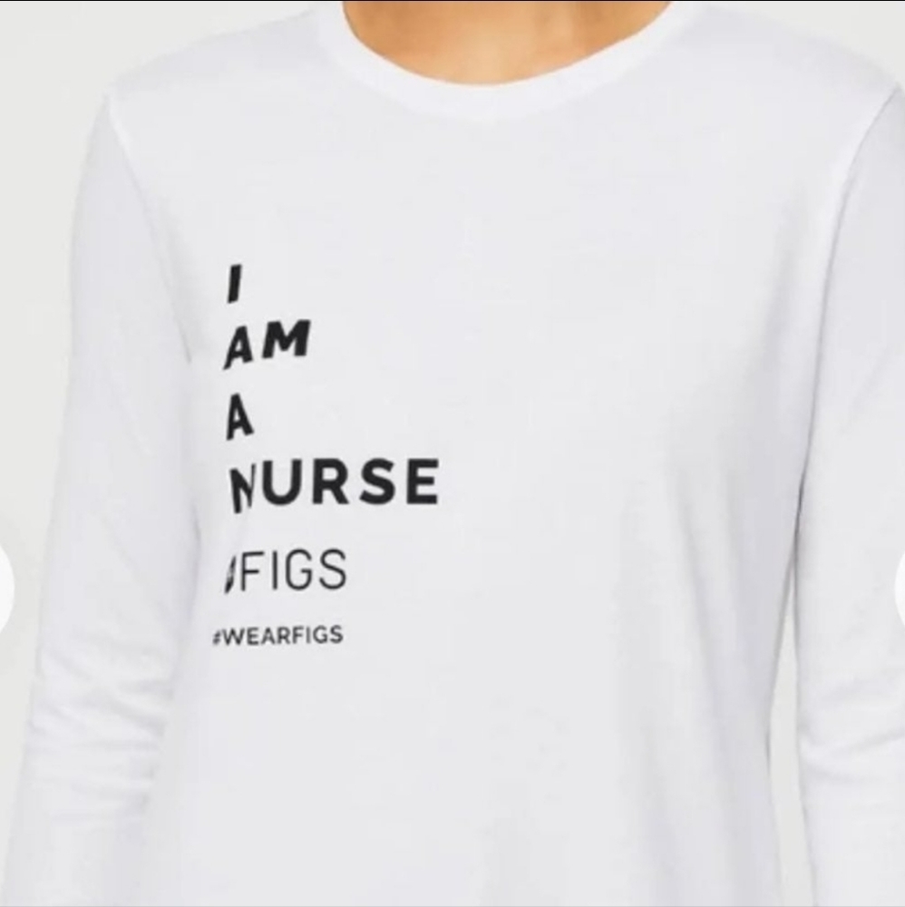 FIGS I AM A NURSE Underscrub Shirt - New in Bag - Sz XS